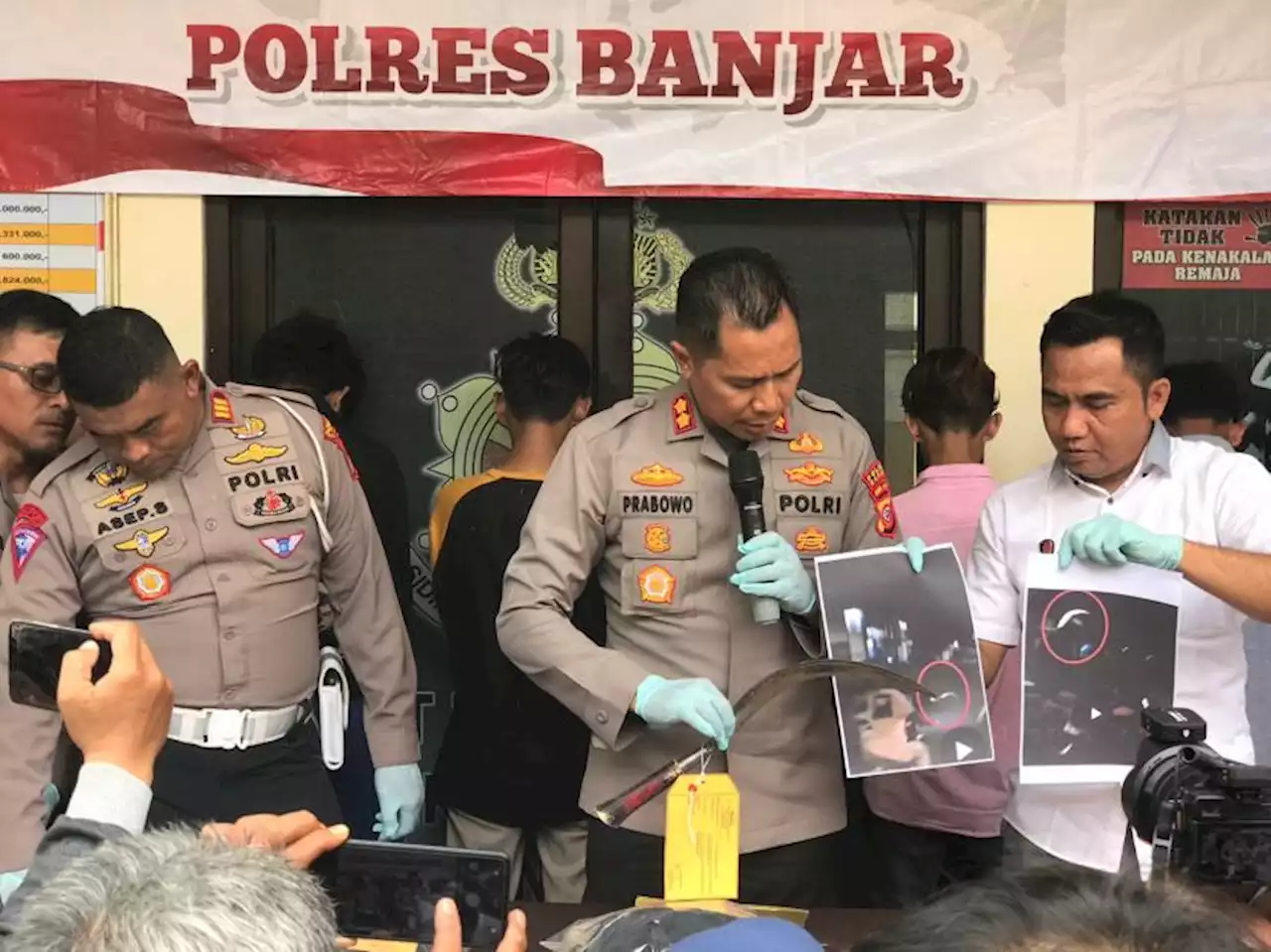 Polres Banjar Tindak Anggota Geng Motor Ugal-ugalan di Jalan |Republika Online