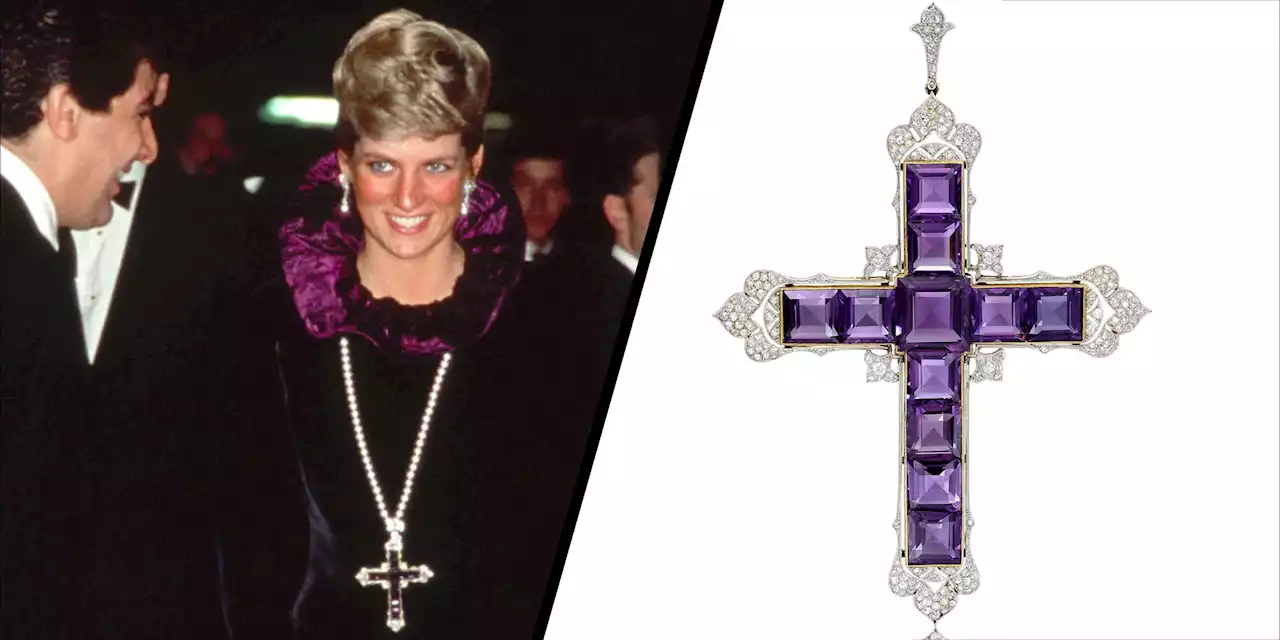 Kim Kardashian has purchased Princess Diana's iconic cross pendant