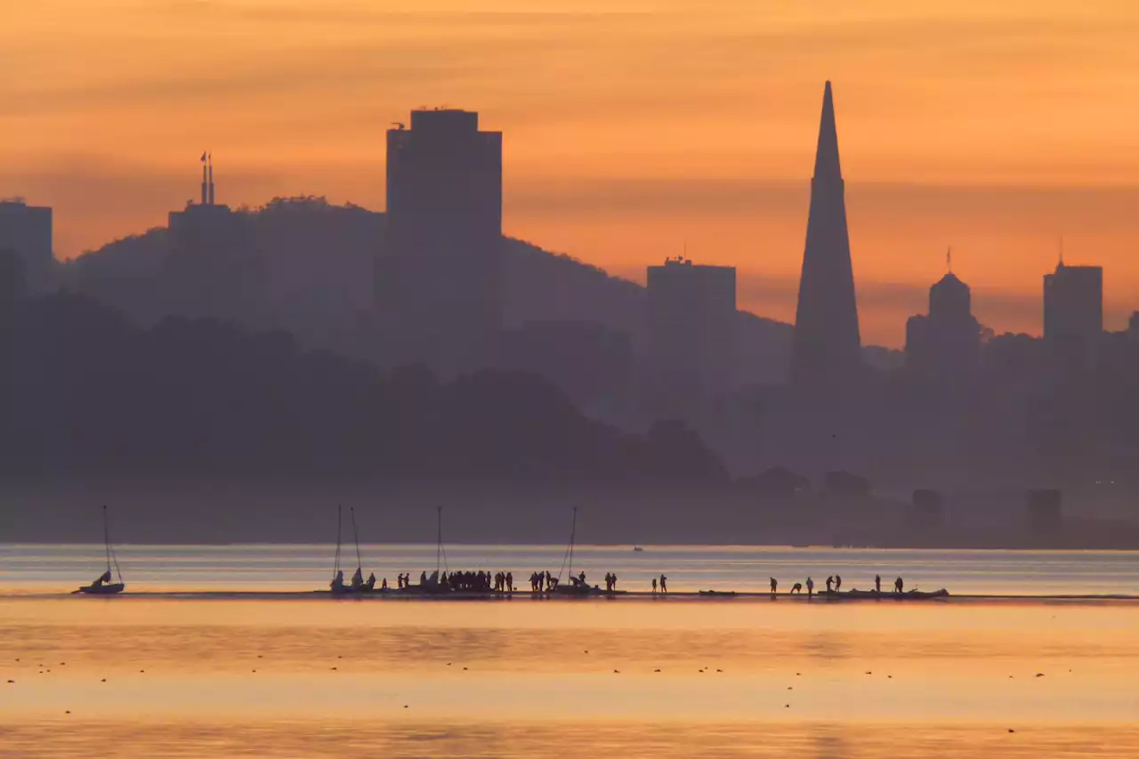 I kayaked to a party on a secret Bay Area island