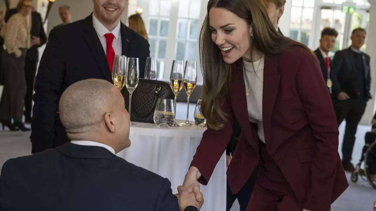 Prince William visits youth homelessness charity as Kate meets triumphant wheelchair rugby team