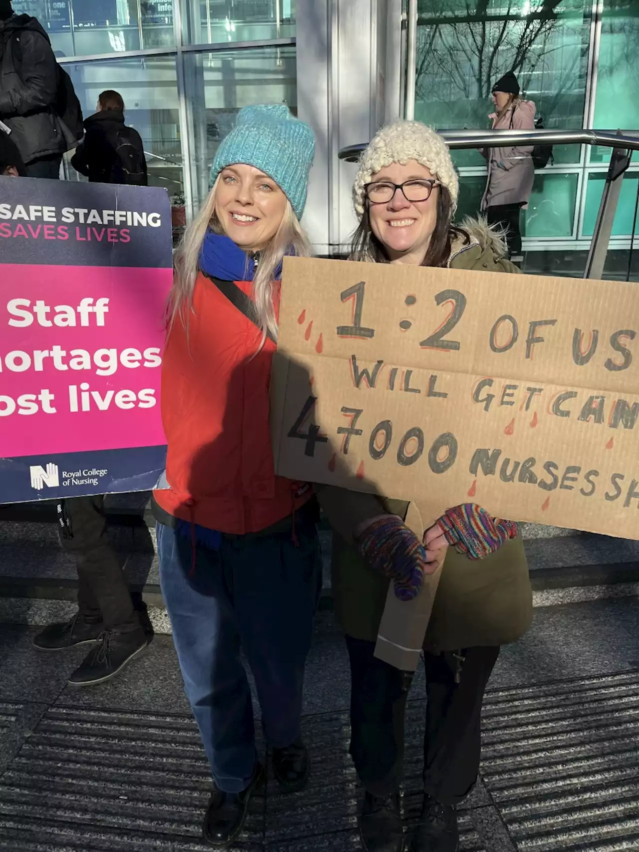 Cancer patients wait hours for chemo, striking nurses warn: 'People get angry, and rightly so'