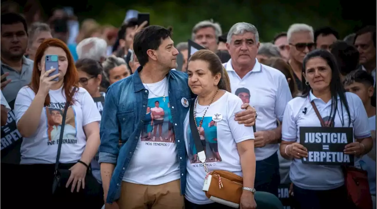 Los padres de Fernando, en el homenaje a 3 años del asesinato: “Queremos un castigo ejemplar”