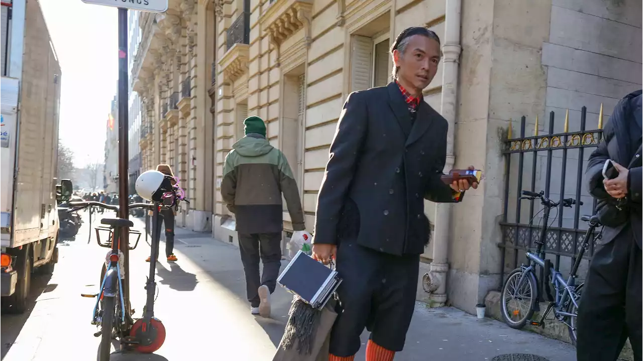 Phil Oh’s Best Street Style Photos From the Paris Fall 2023 Menswear Shows