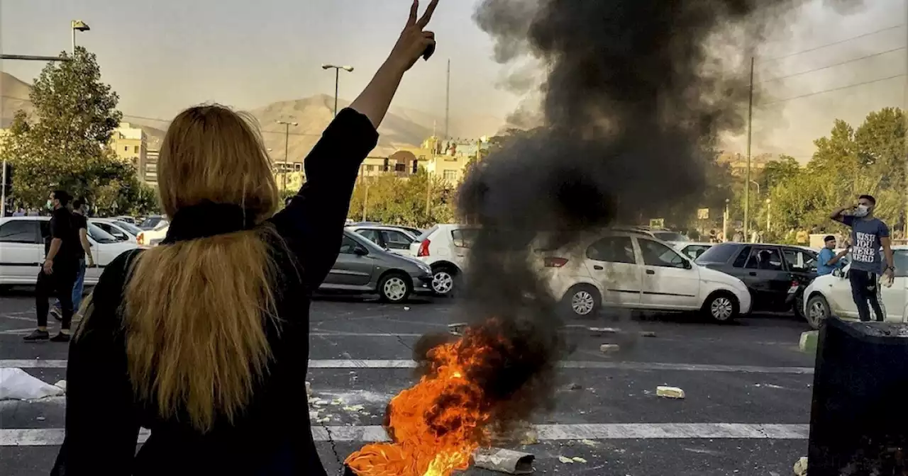 Local Iranian community organizing protests in response to unrest overseas in Iran