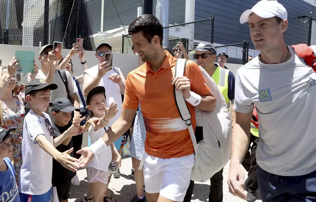 Pour son retour en Australie, Novak Djokovic a reçu un bel accueil