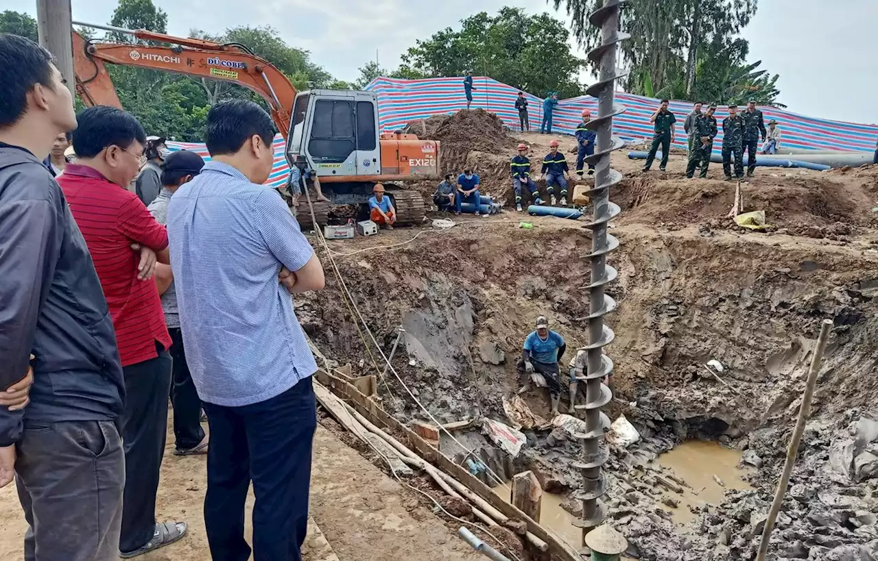 Un vietnamien de 10 ans coincé à 35 mètres sous terre depuis plus de 48 heures