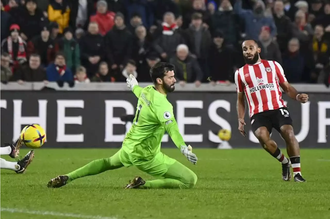 Liverpool keok 1-3 di kandang Brentford