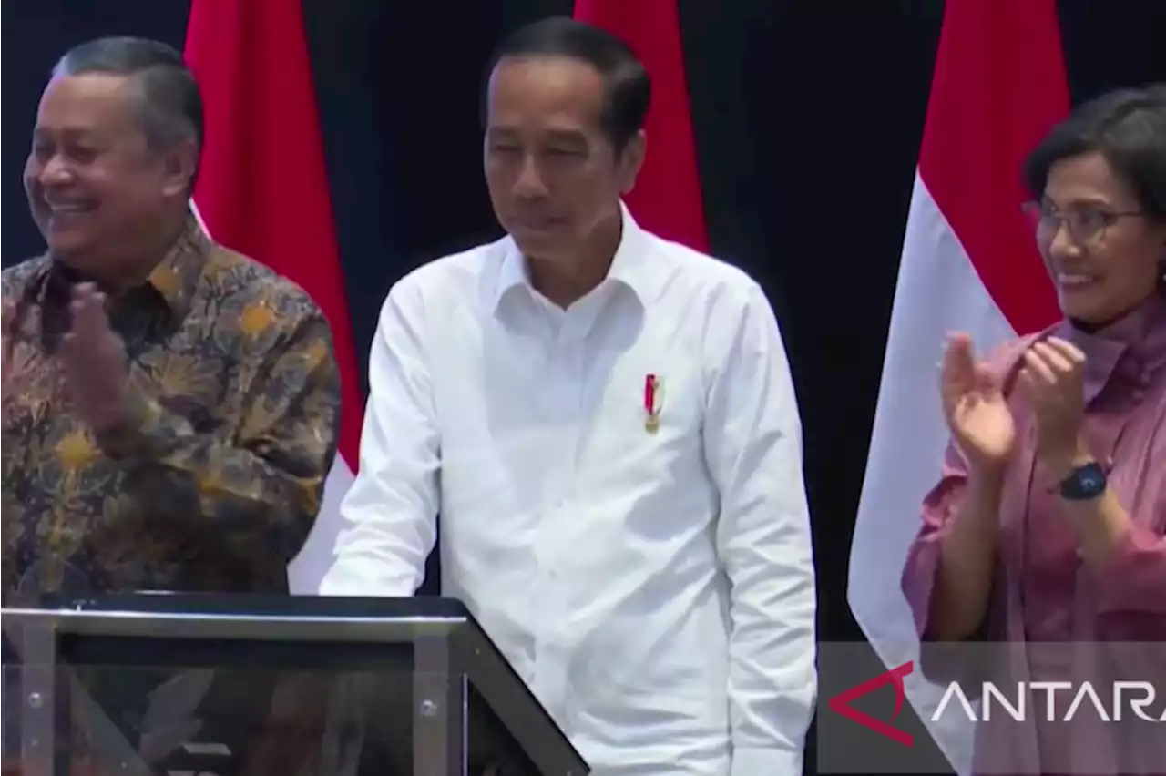 Presiden Jokowi resmi buka perdagangan bursa 2023