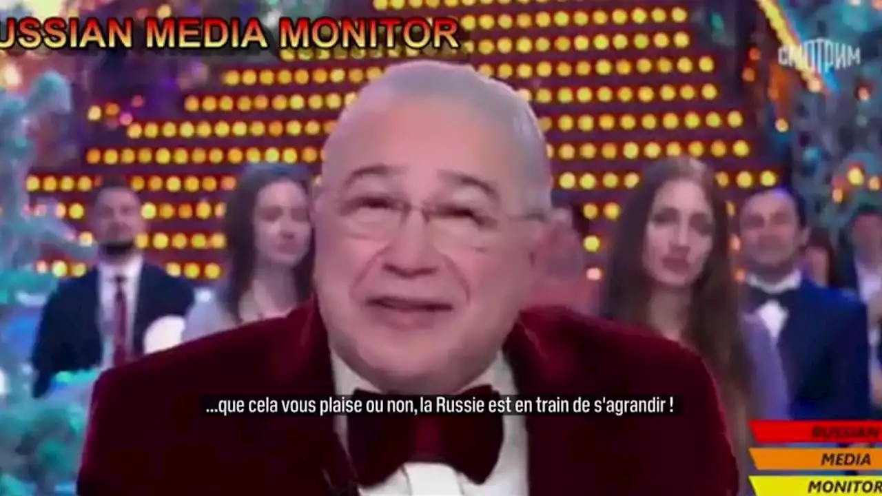 'La Russie est en train de s'agrandir': l'étonnant Nouvel An de la télévision russe d'État