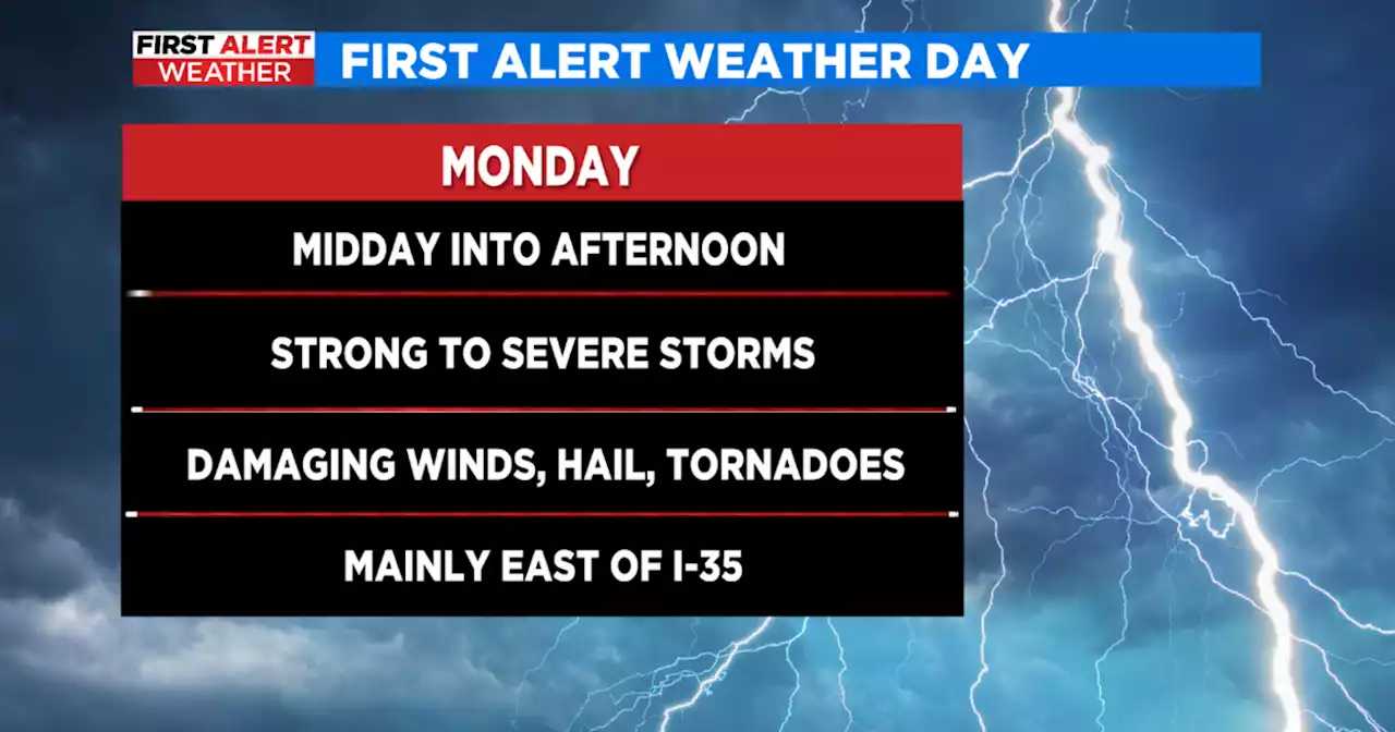 First Alert Weather Day tomorrow: Here's what you can expect