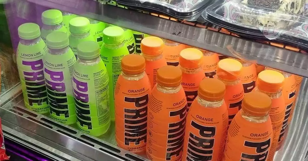 Glasgow dessert shop selling popular Prime energy drinks for £10 a bottle