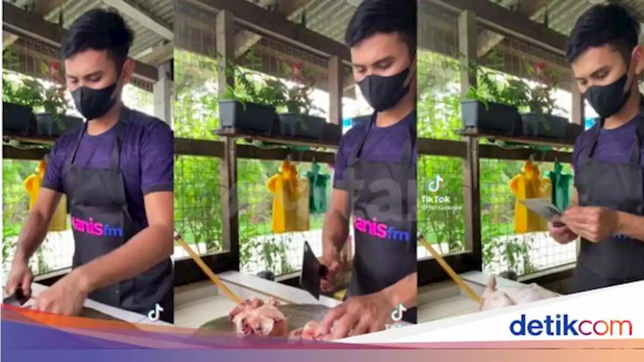 Patut Dicontoh! Pemuda Ini Tak Gengsi Bantu Ibu Jualan Ayam di Pasar