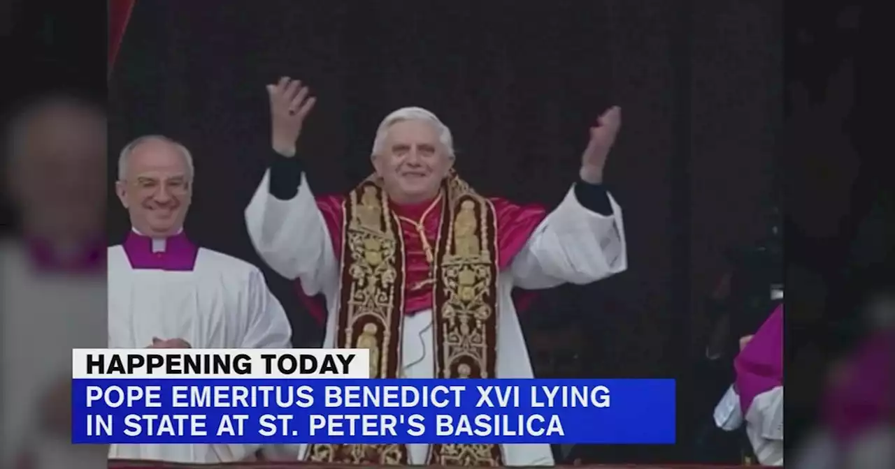 Thousands pay tribute to Pope Emeritus Benedict XVI