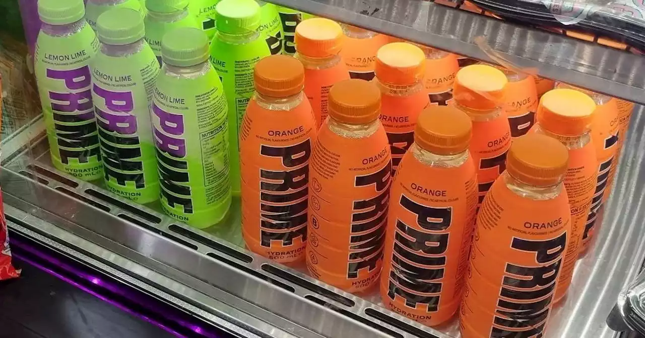 Glasgow dessert shop selling popular Prime energy drinks for £10 a bottle