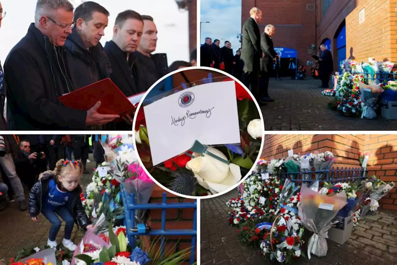 Rangers remembers victims of Ibrox Disaster in poignant tribute at stadium