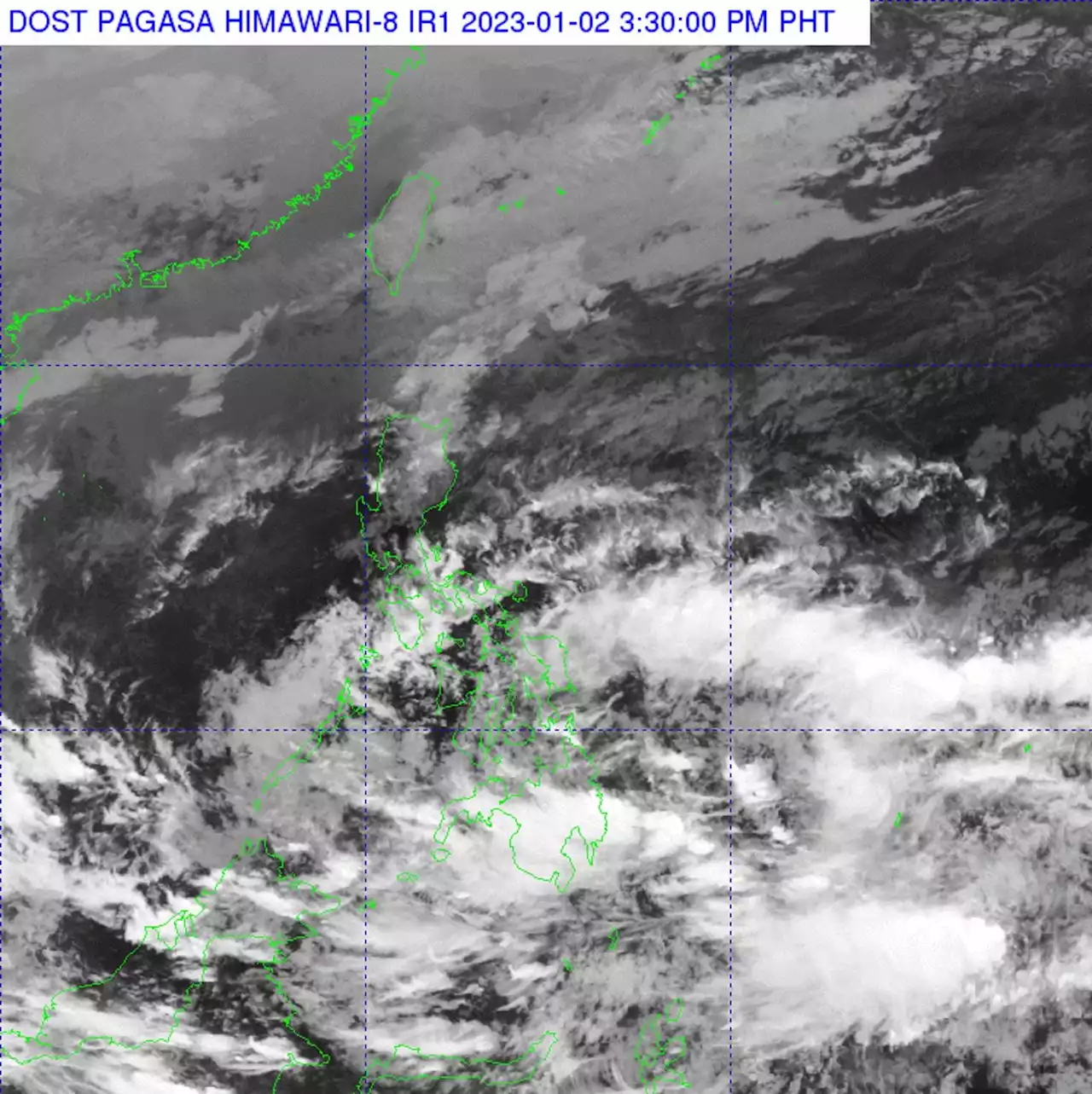 LPA trough to bring rain over east, central Visayas and Mindanao areas