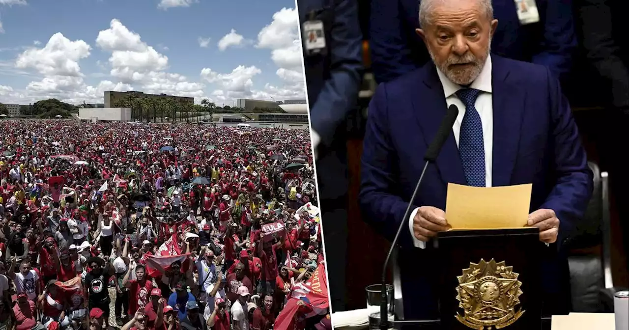 Linkse Lula da Silva legt eed af als president van Brazilië na nieuwe bomdreiging: man met explosieven opgepakt