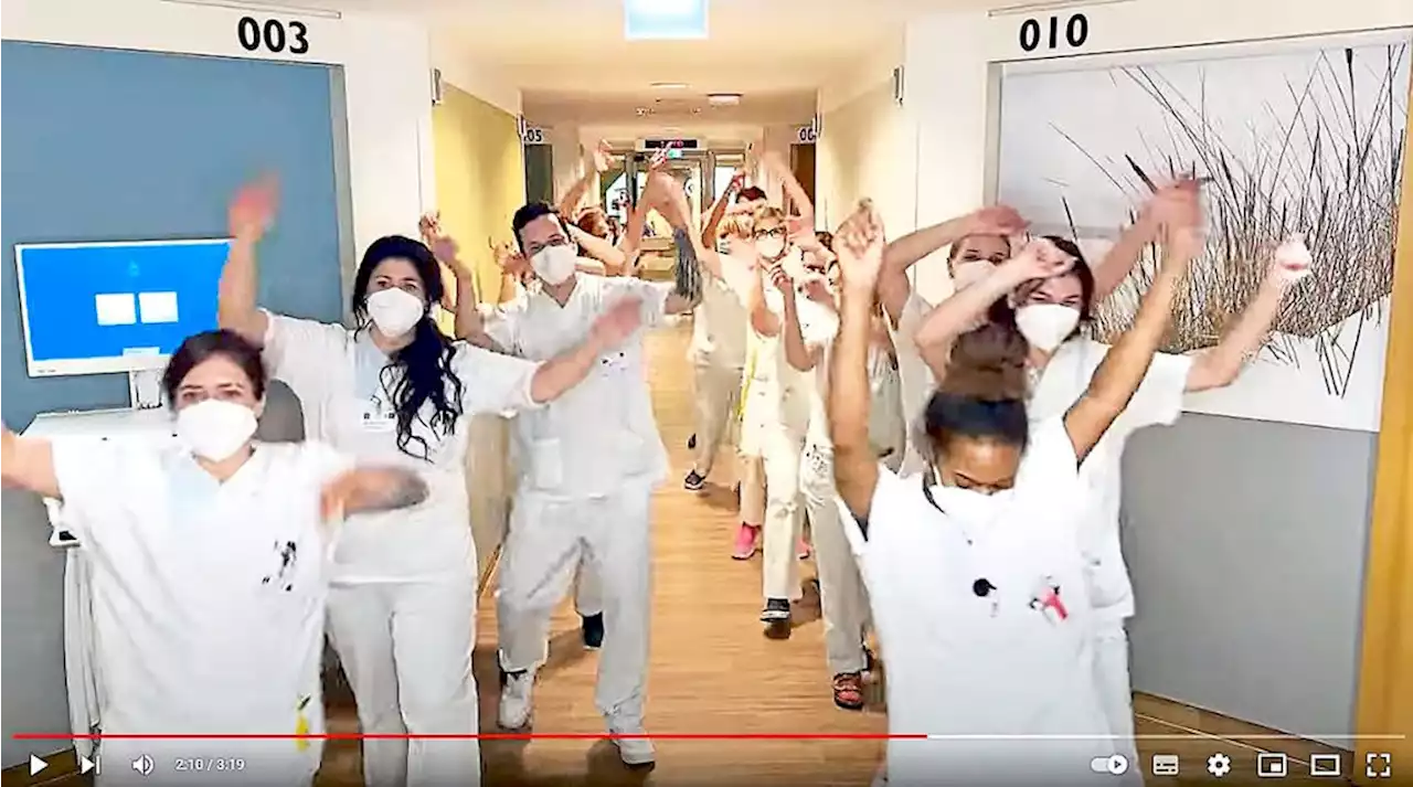 Shim Sham Challenge: Regensburger Krankenhaus-Crew tanzt für guten Zweck - idowa