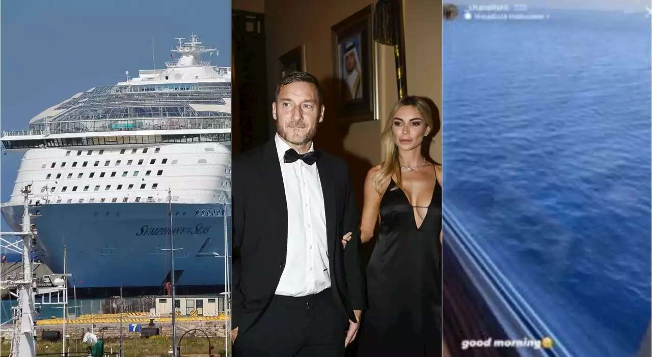 Totti e Noemi, vacanza da sogno con i figli sulla Symphony of the Seas: la nave dei record è diretta alle Bahamas