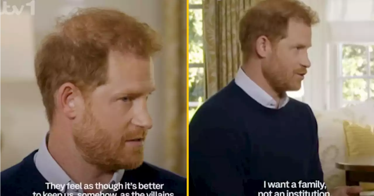 Prince Harry says he wants 'father and brother back' in bombshell ITV interview first look | JOE.ie