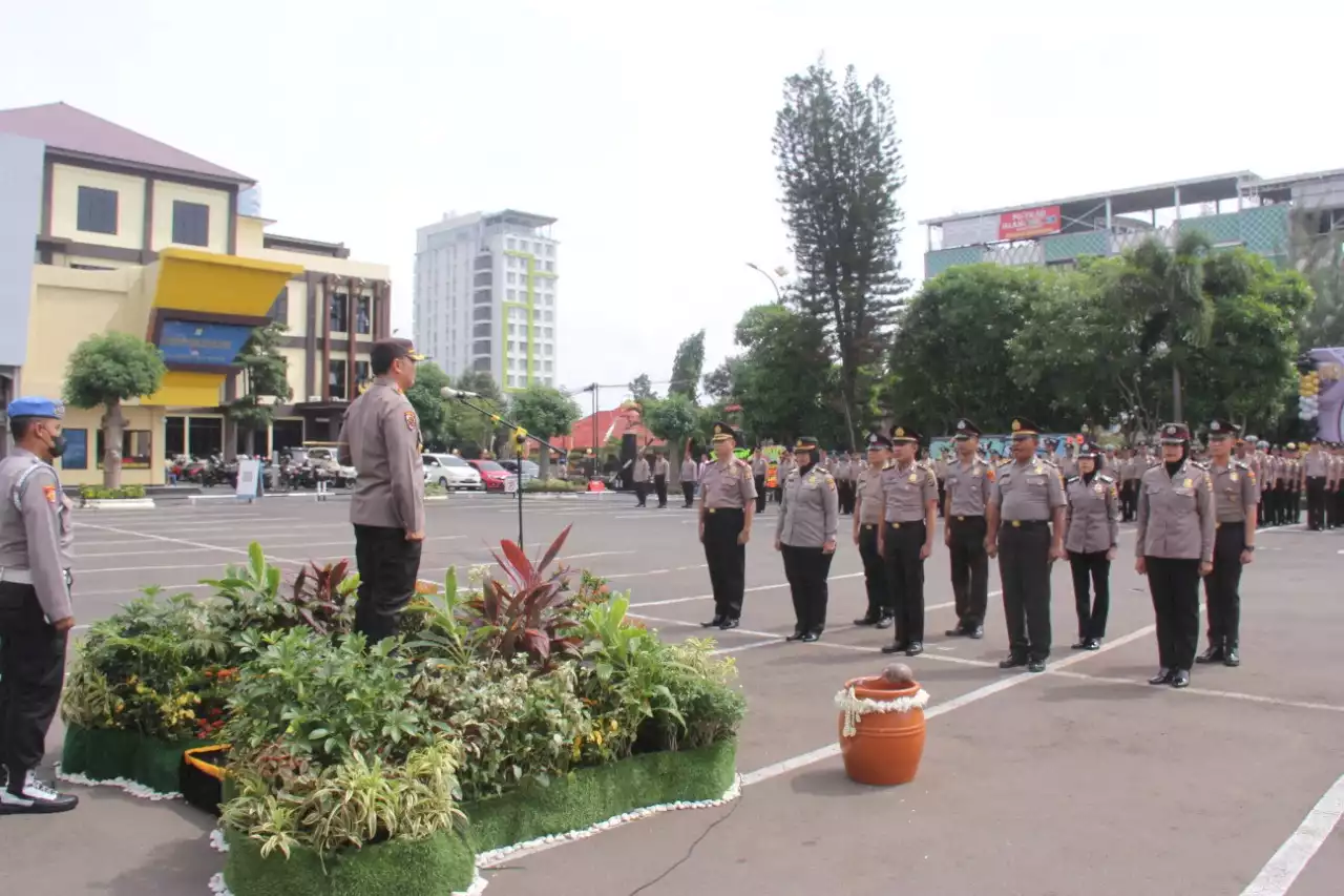 Ini Perincian Personel Porlesta Bandar Lampung yang Naik Pangkat