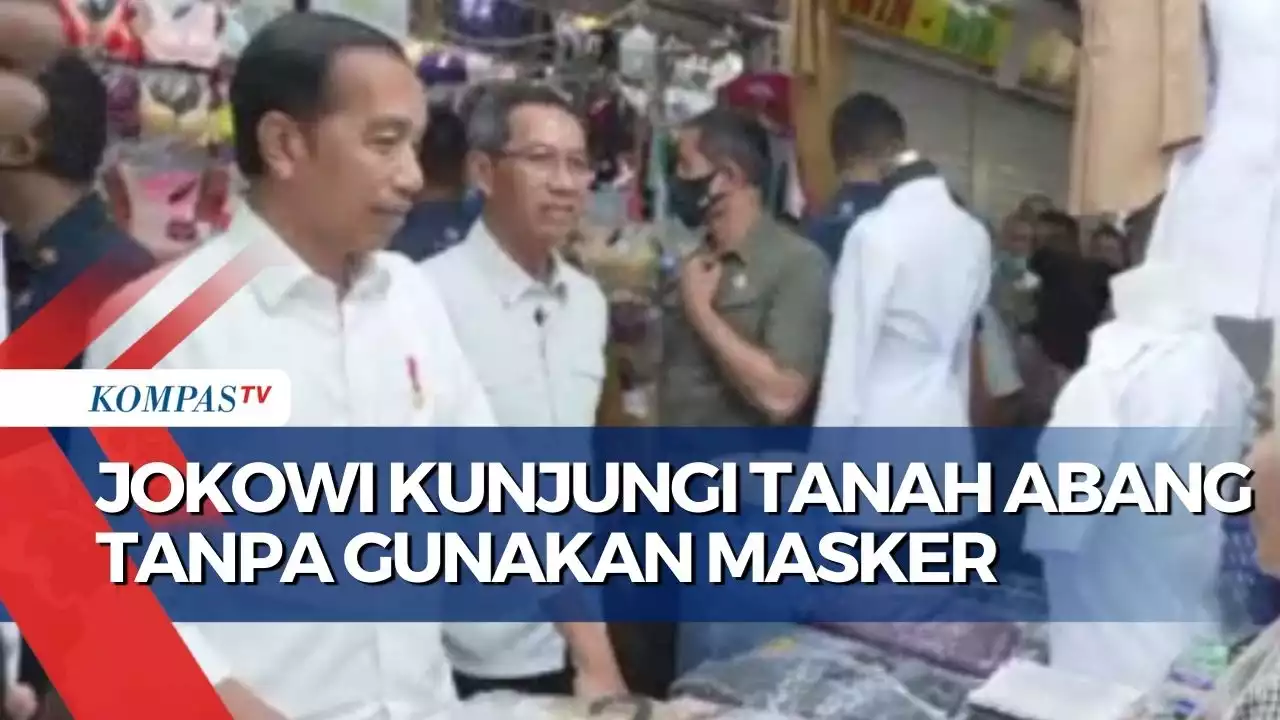 Kunjungi Tanah Abang, Jokowi: Saya Ingin Optimisme itu Kembali di 2023