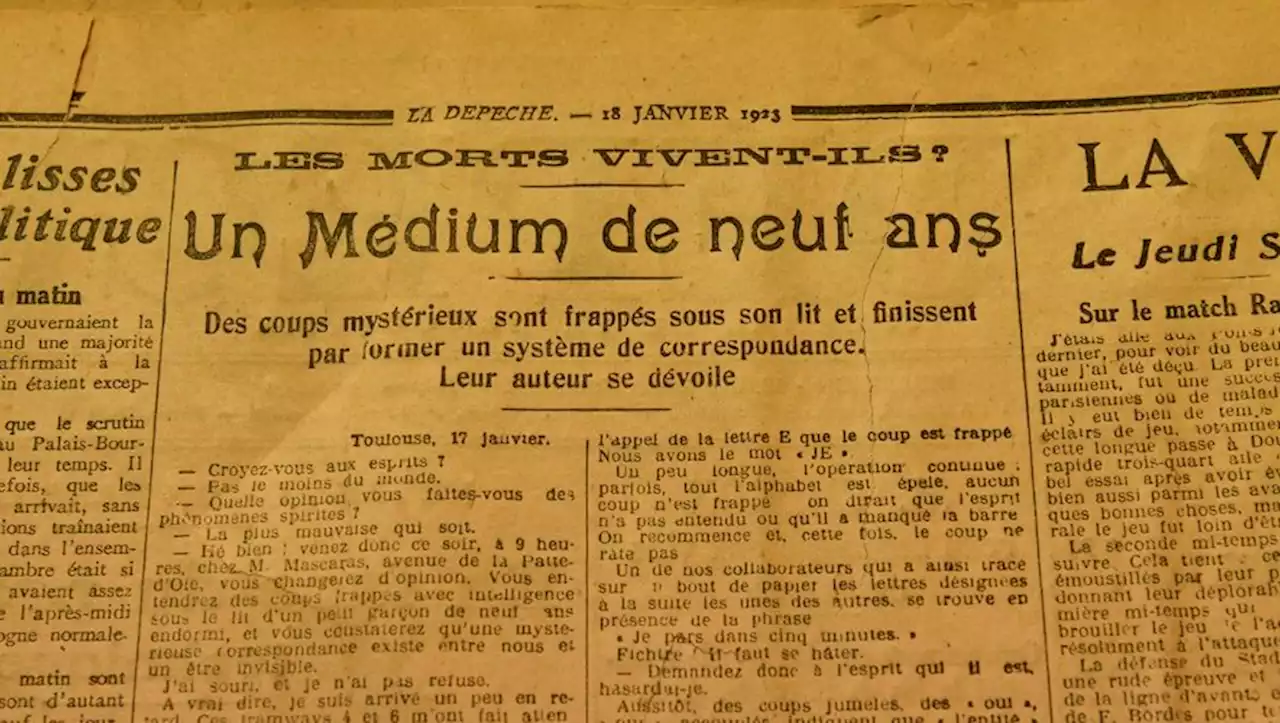 SERIE. Maisons hantées de Haute-Garonne : « Un médium de 9 ans » alimente la chronique dans La Dépêche