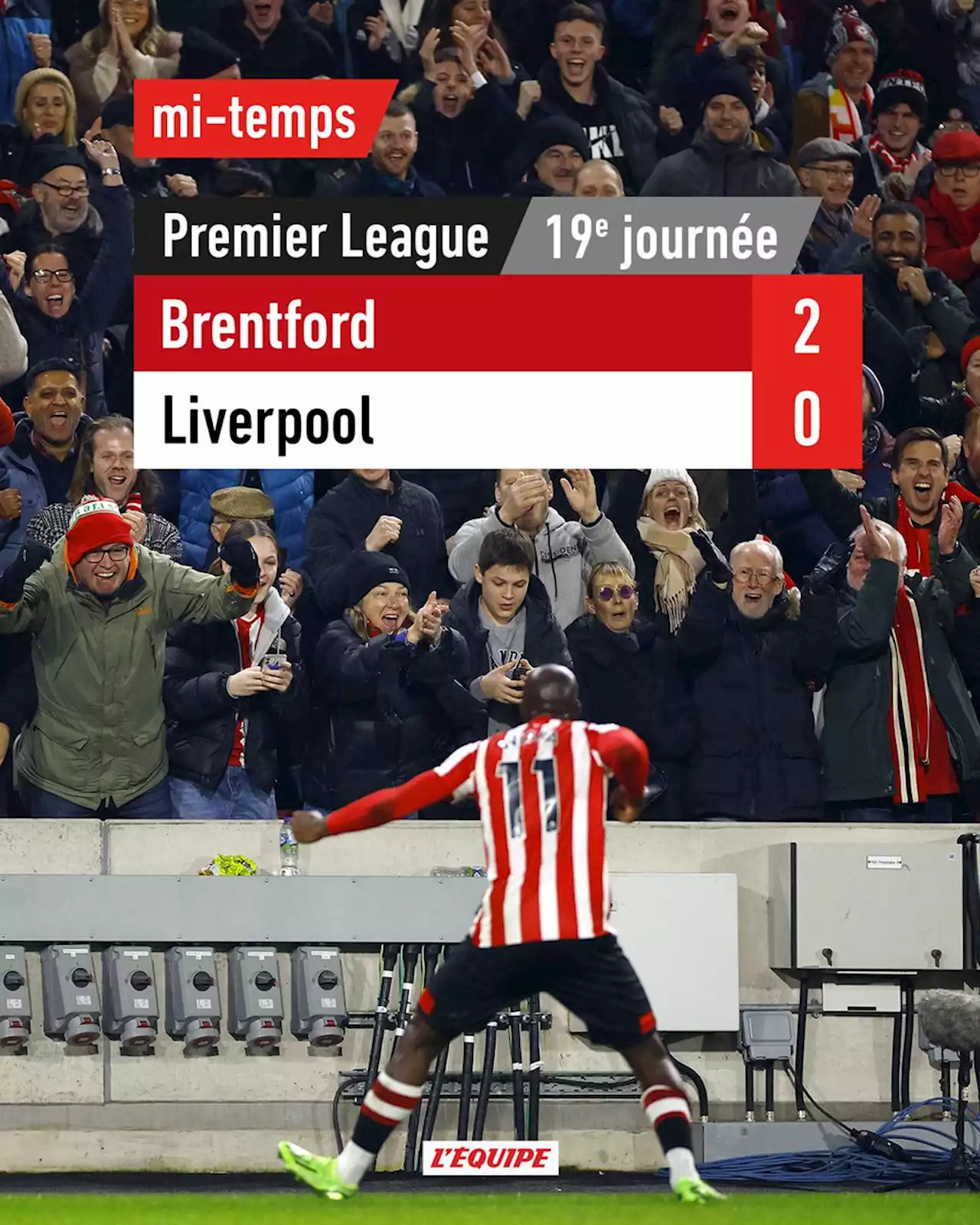 Brentford - Liverpool en direct, Premier League (02/01/2023)