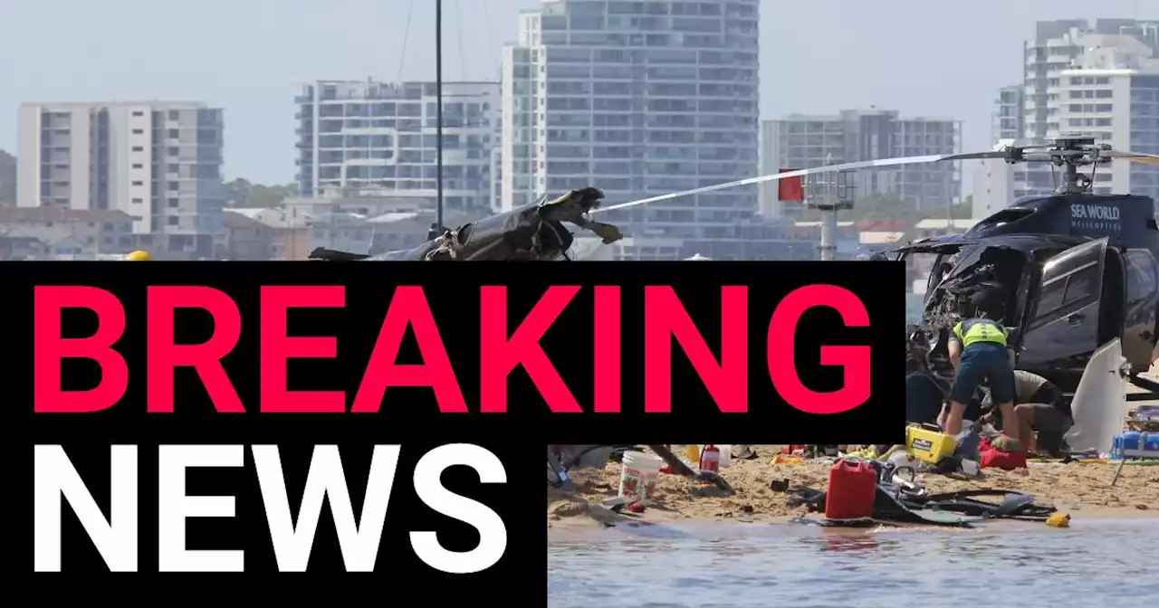 Helicopters collide mid-air over beach killing at least three people