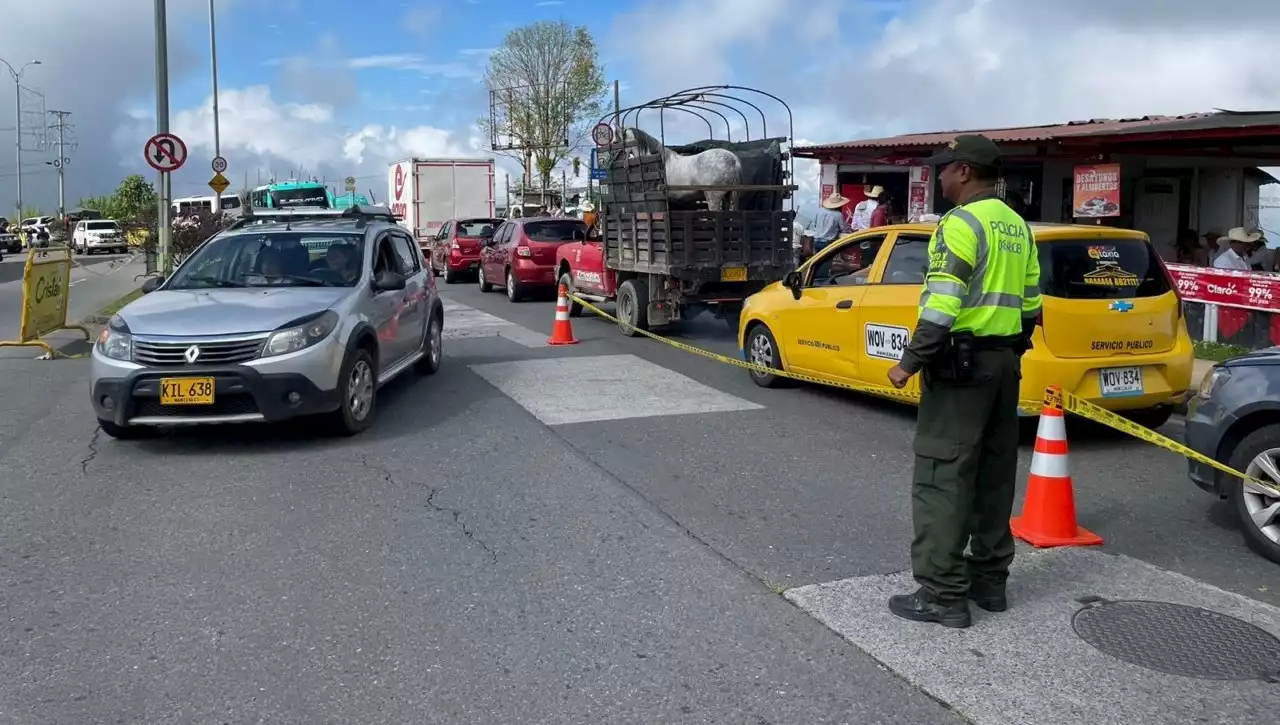 Paciencia, tráfico lento en la Avenida Centenario