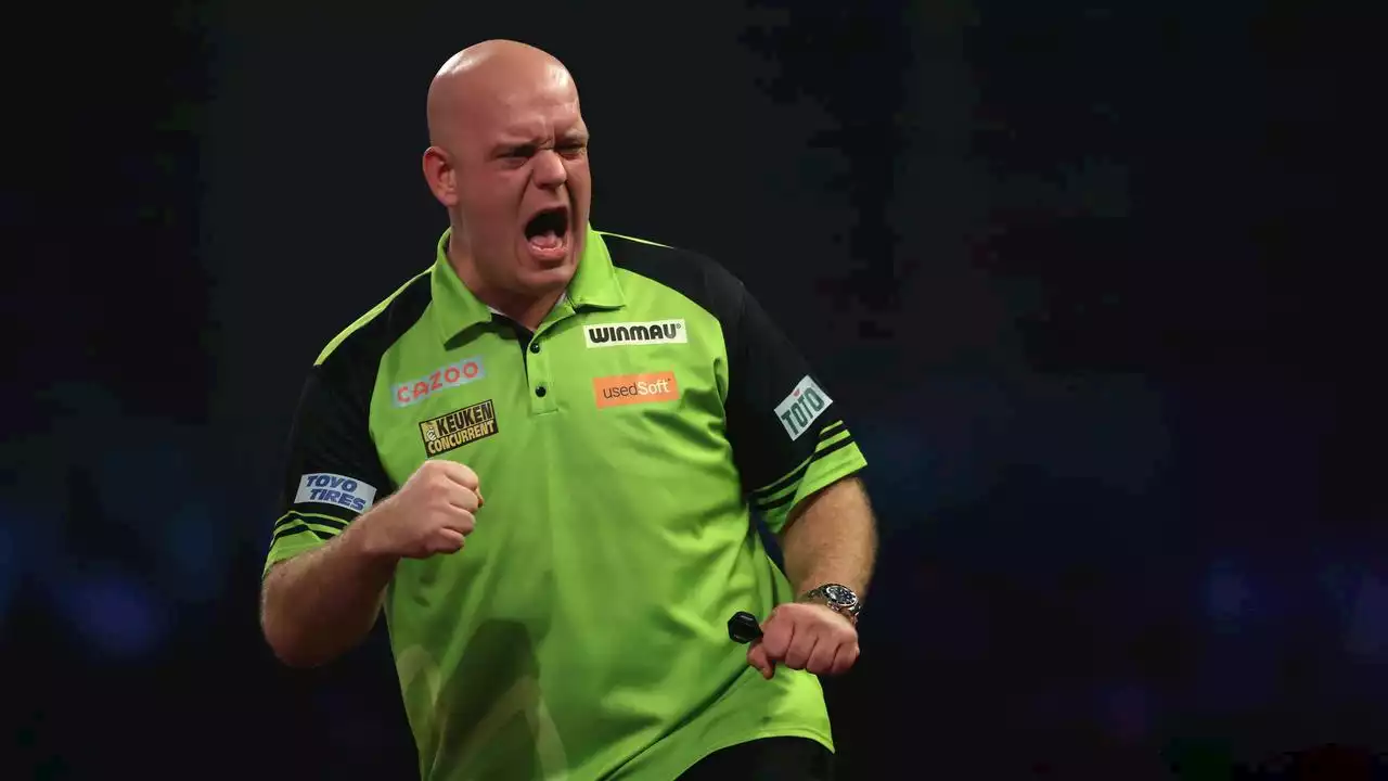 Van Gerwen imponeert opnieuw en bereikt met speels gemak halve finales WK