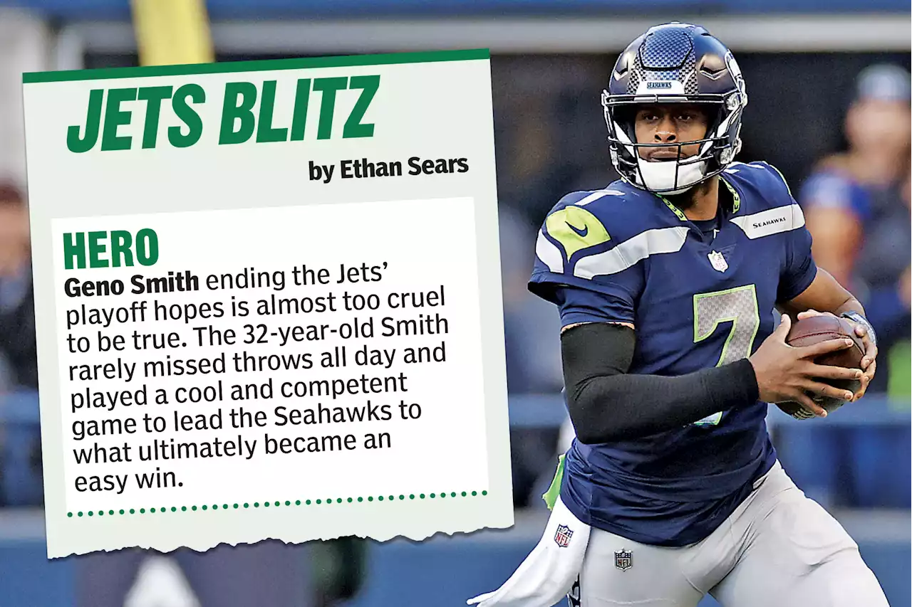 Heroes, zeros from Jets’ loss to Seahawks: Geno Smith delivers cruel revenge