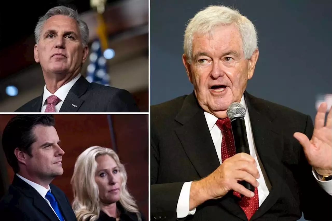 Newt Gingrich slams Republicans opposed to Kevin McCarthy