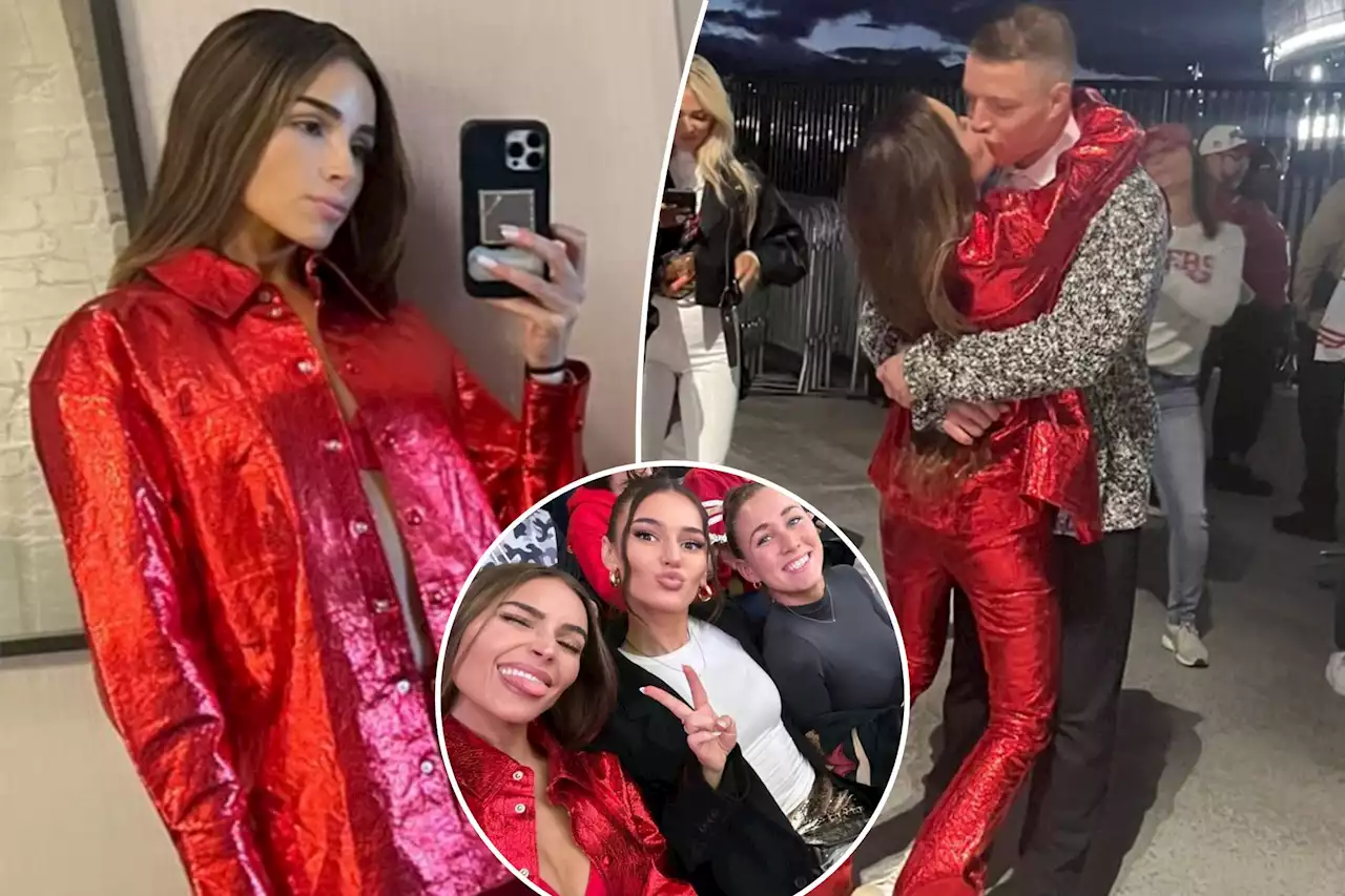 Olivia Culpo barely makes 49ers game after wild night out with WAGs: ‘Absolute s–tshow’