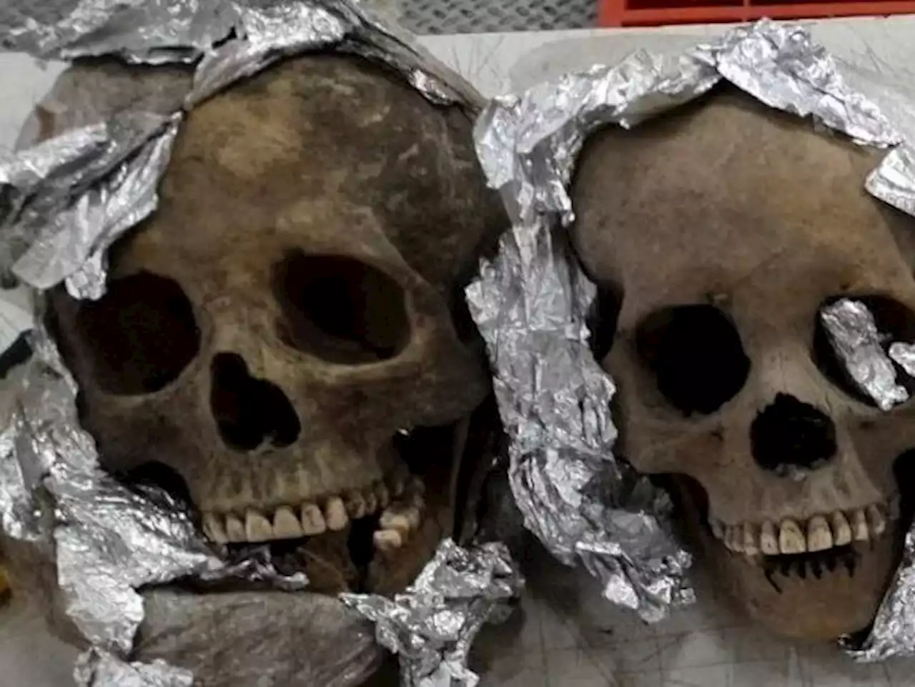 Mexican authorities find four human skulls in package at airport