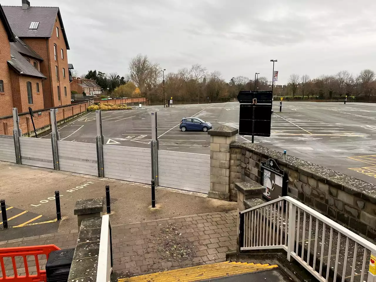 Shrewsbury car park open as usual as flood barriers 'not needed'