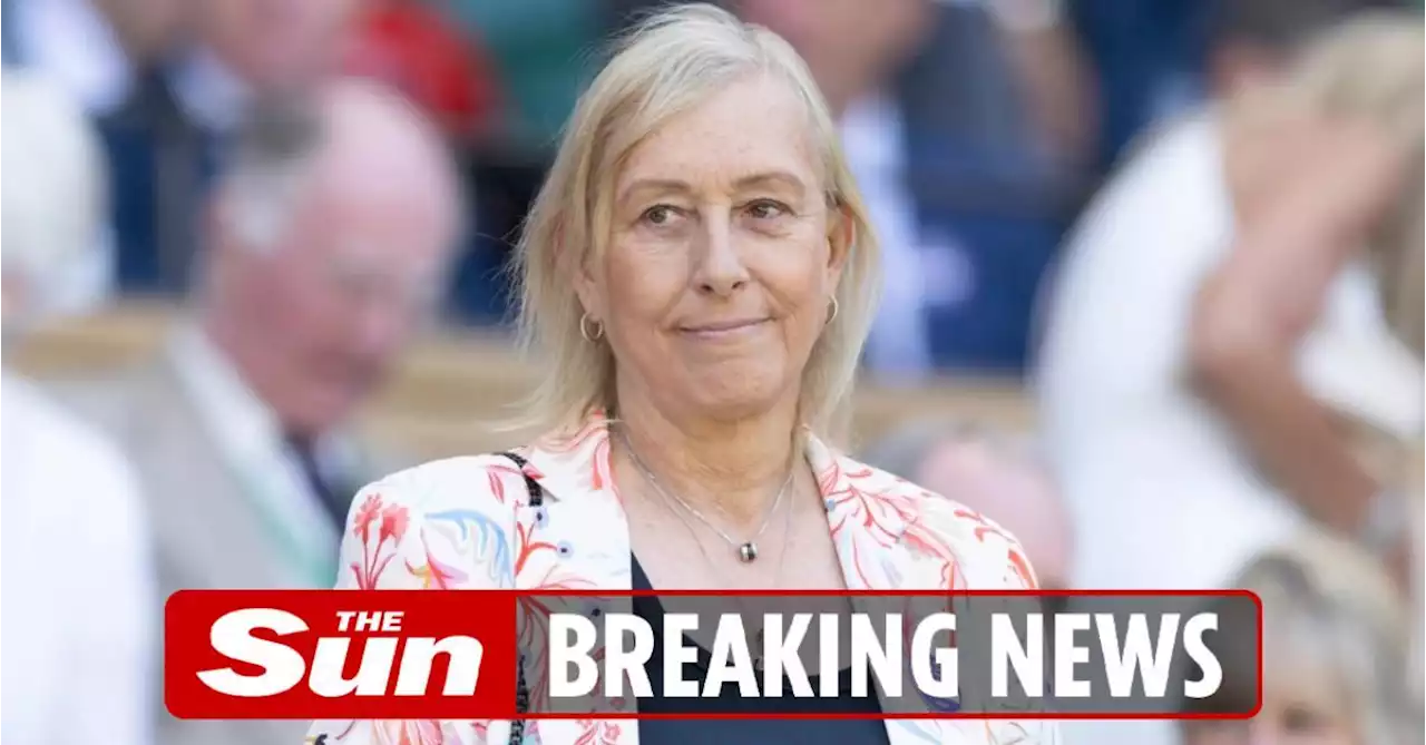 Wimbledon legend Navratilova, 66, diagnosed with throat and breast cancer