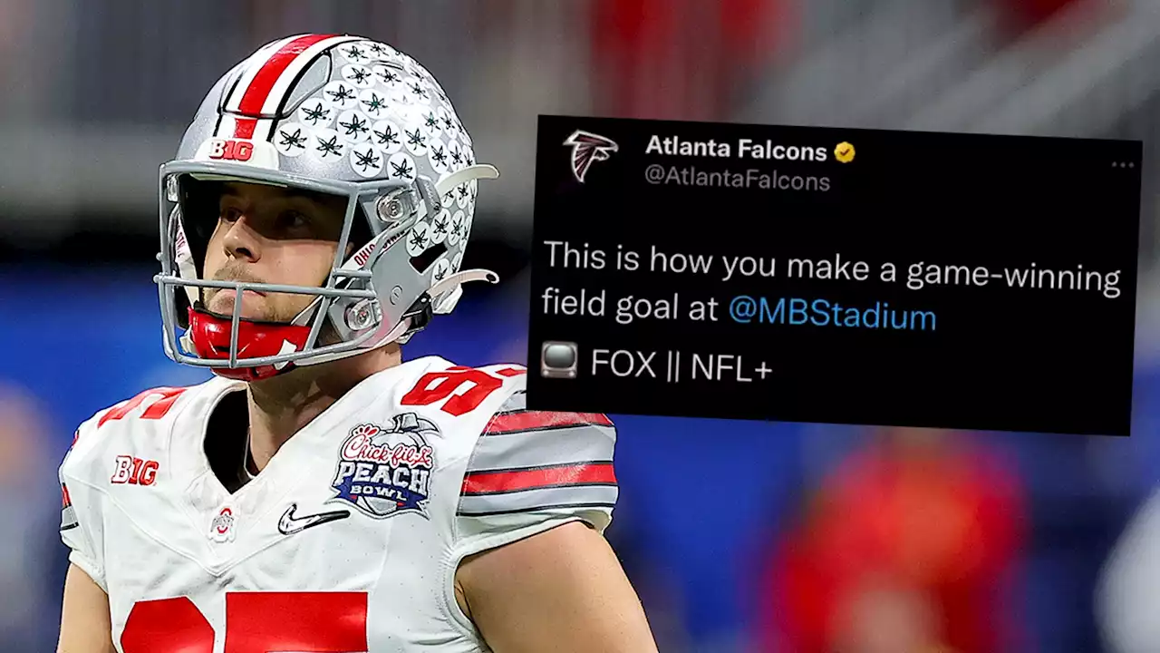 Falcons Delete Tweet Seemingly Shading Ohio State Kicker Over CFP Miss