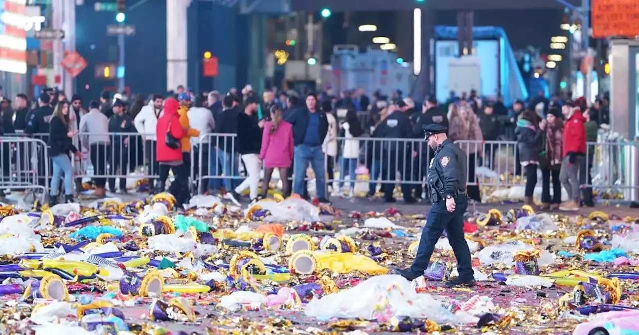 3 officers injured in New Year’s Eve machete attack near Times Square, officials say