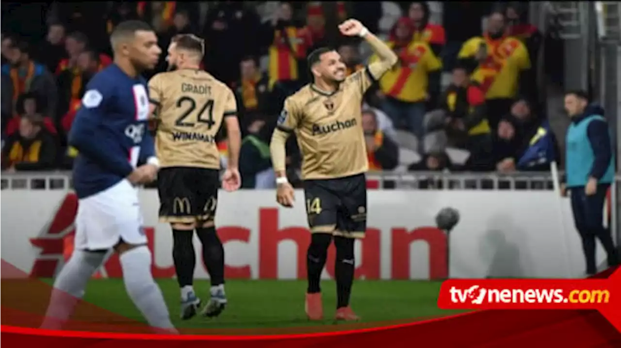 Tanpa Diperkuat Messi dan Neymar, Paris Sain-Germin Takluk 1-3 di Kandang RC Lens