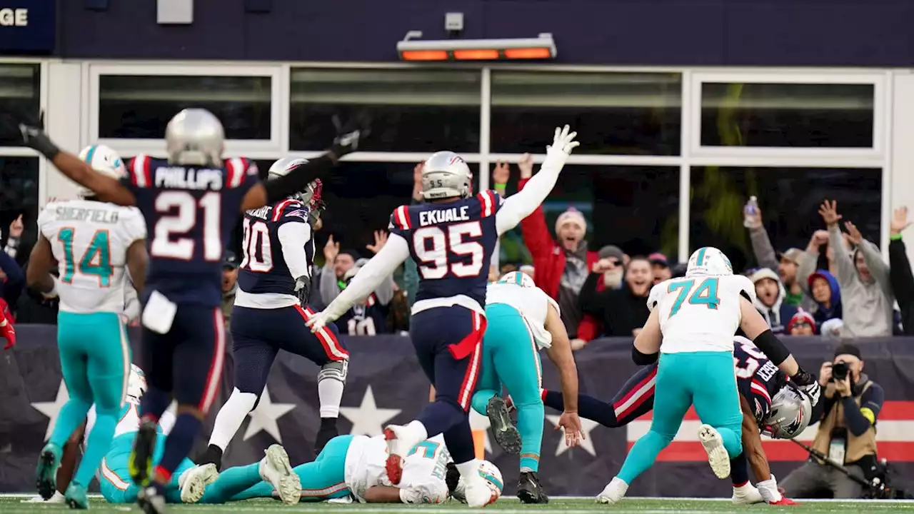 Patriots keep playoff hopes alive with hard-fought win over Dolphins