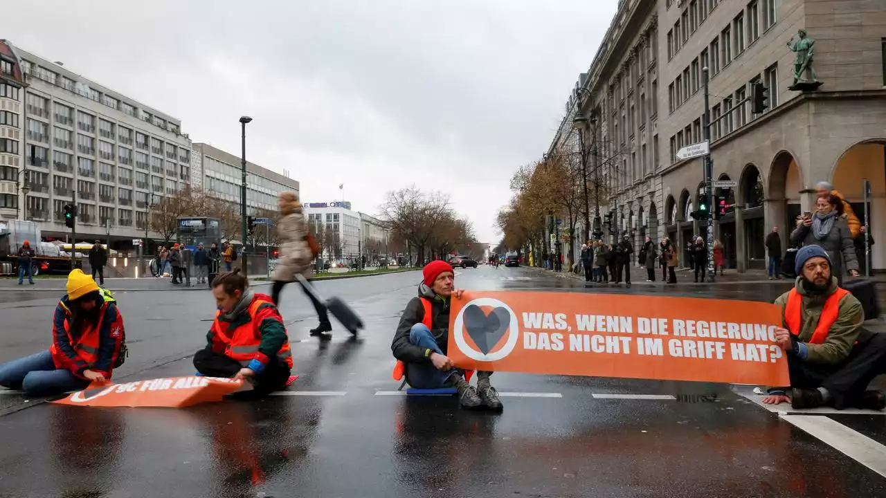 Klimaprotest: 'Letzte Generation' hält an Blockaden fest