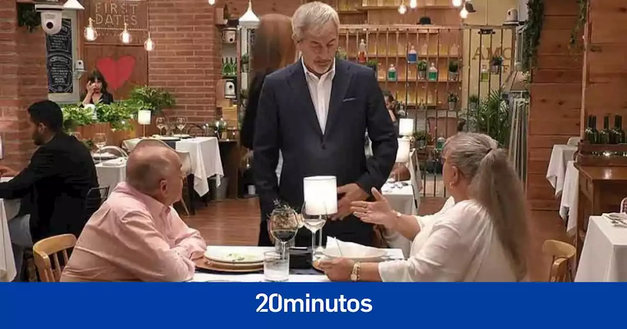 Carlos Sobera, obligado a interrumpir la cita de Celestina y Antonio en 'First Dates'