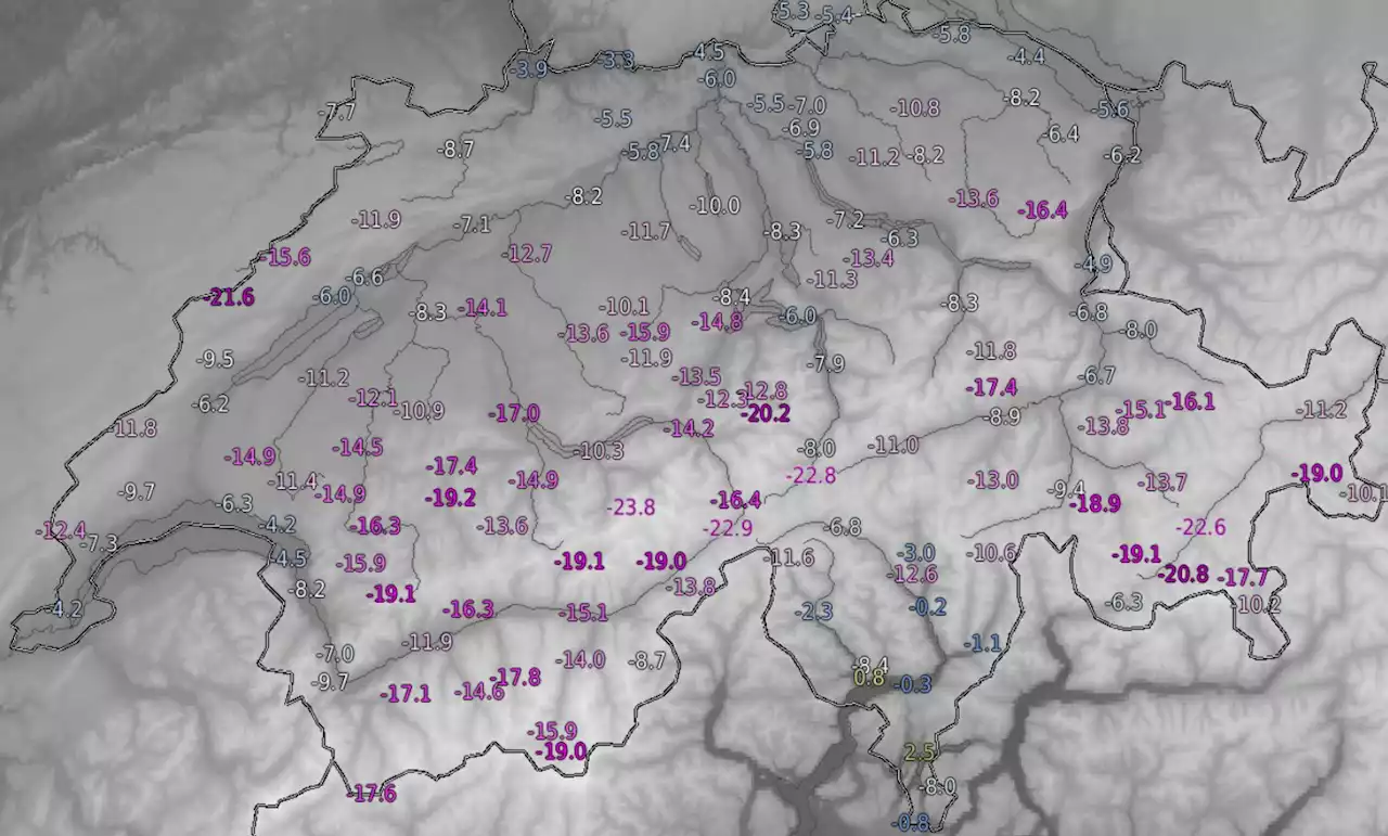 Sägistalsee BE: Eiskammer Schweiz – -42,3 Grad im Berner Oberland gemessen