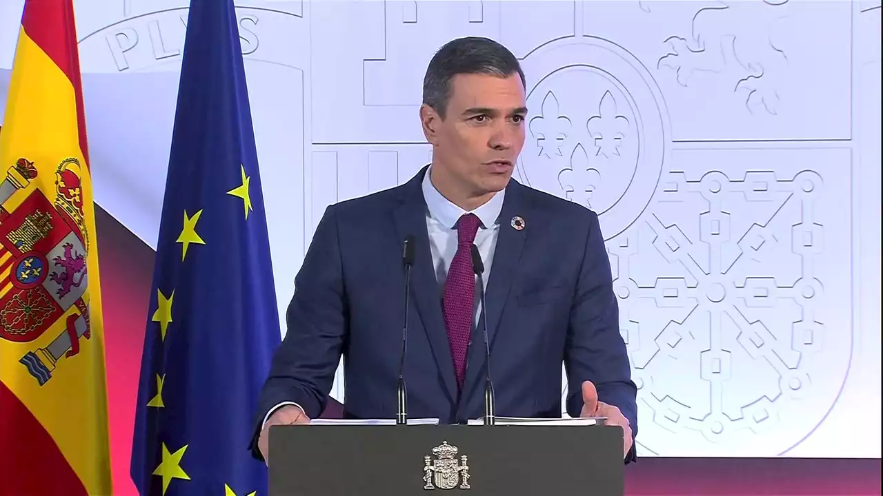 Pedro Sánchez compara la protesta de hoy en Barcelona con la del sábado en Madrid