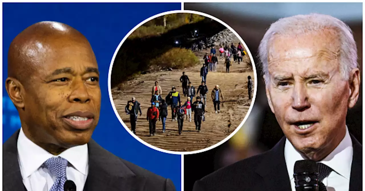 NYC Mayor Eric Adams Begs Biden to 'Fairly Distribute' Illegal Immigration Across All U.S. Cities, Towns