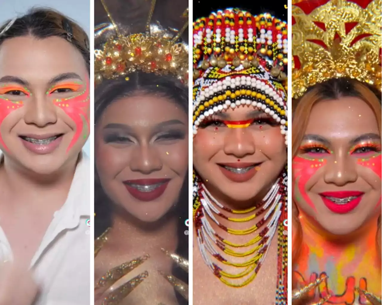 UP Cebu student continues to ‘wow’ netizens in Sinulog makeup transformation