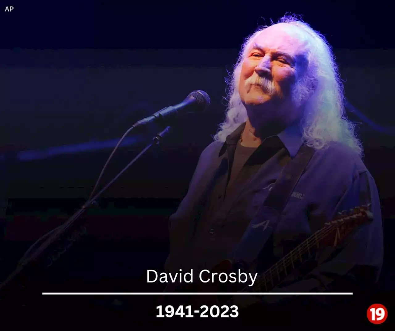 Singer-songwriter David Crosby dies at 81