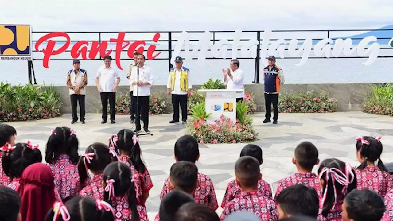 Jokowi 'Sulap' Pantai Malalayang & Bunaken, Telan Dana Rp96 M