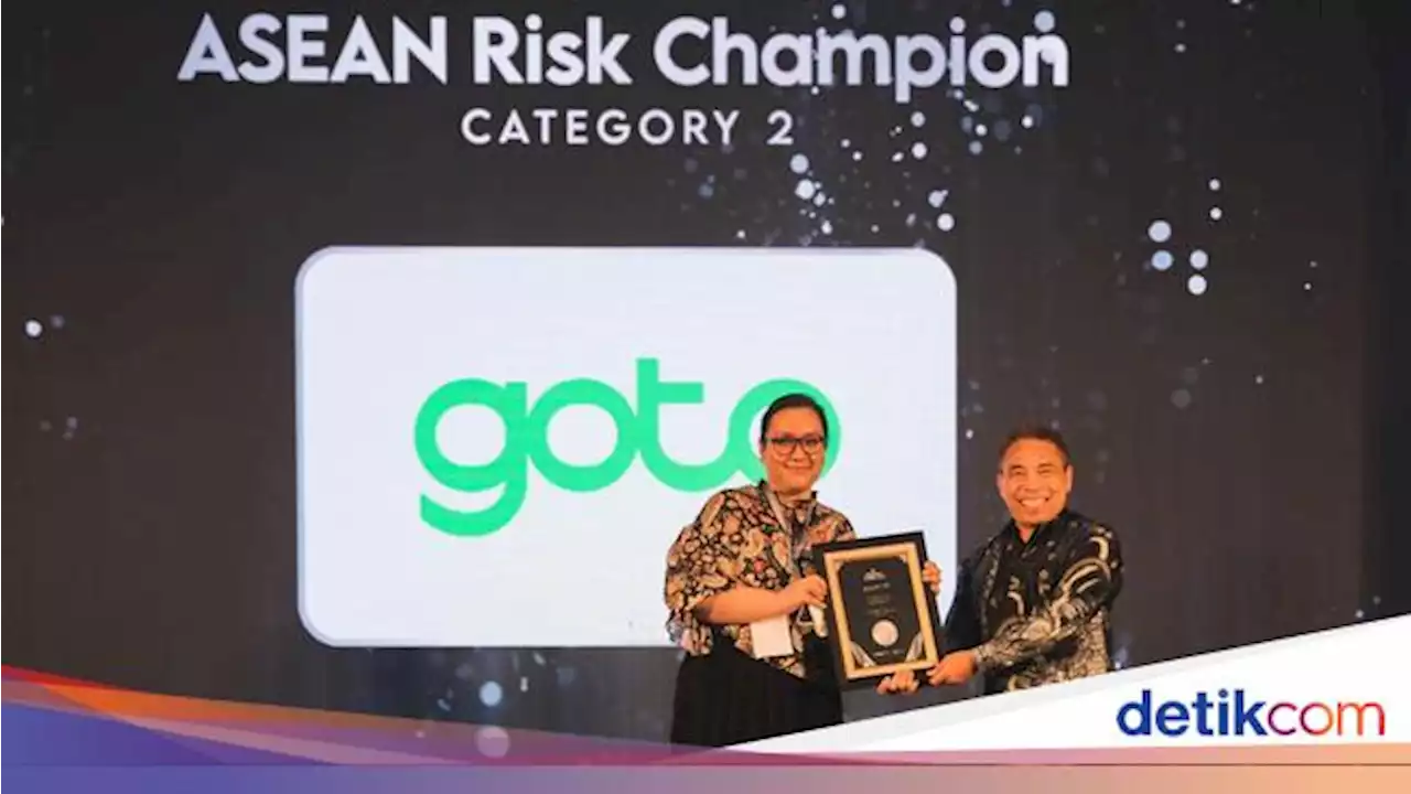 Manajemen Risiko Solid, GoTo Group Raih ASEAN Risk Award 2022